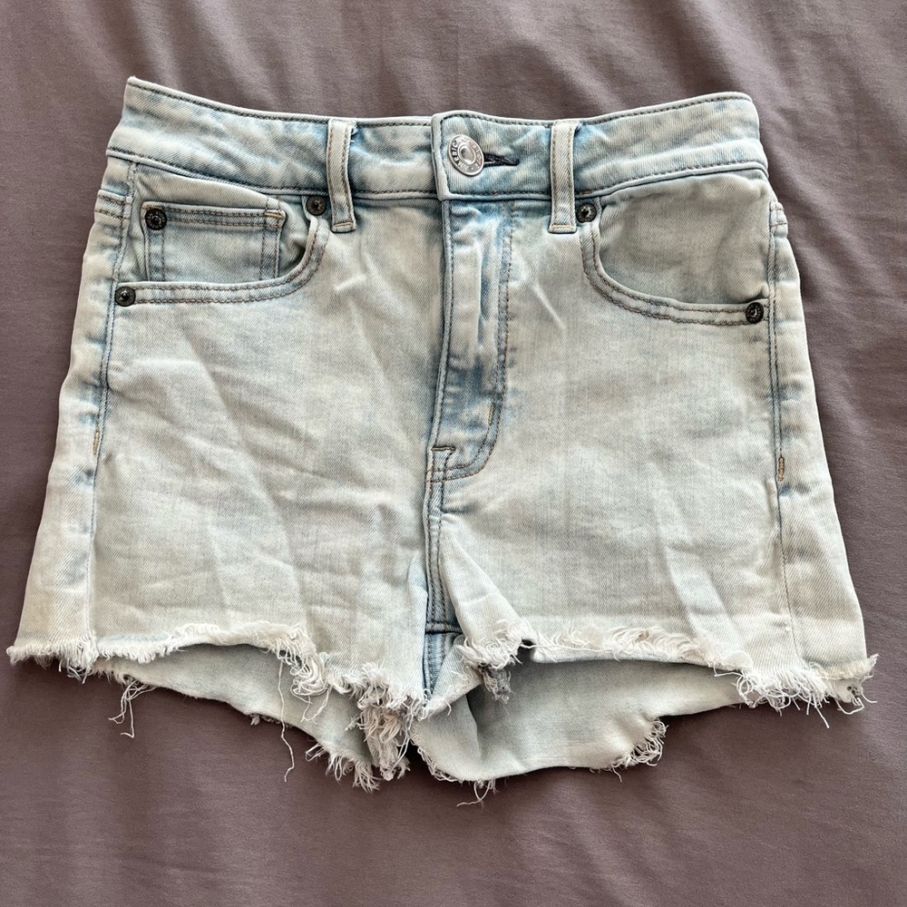 American Eagle Next Level Stretch Jean Shorts Size 0